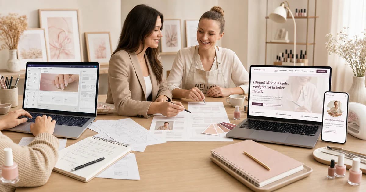 Drie manieren om een website voor je nagelstudio te realiseren